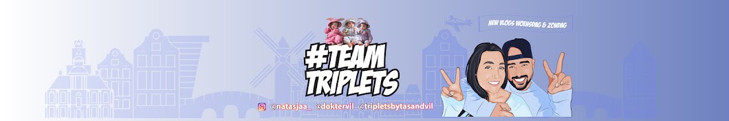 Triplets by Tas&Vil YouTube channel avatar