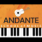 Andante school of music logo