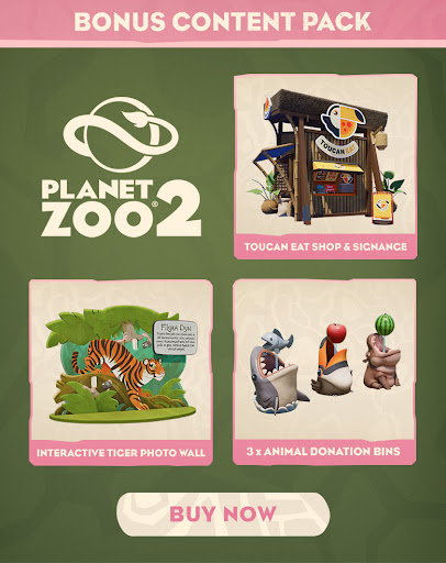 zooページです October is here, which means it's finally Planet Zoo 2 release