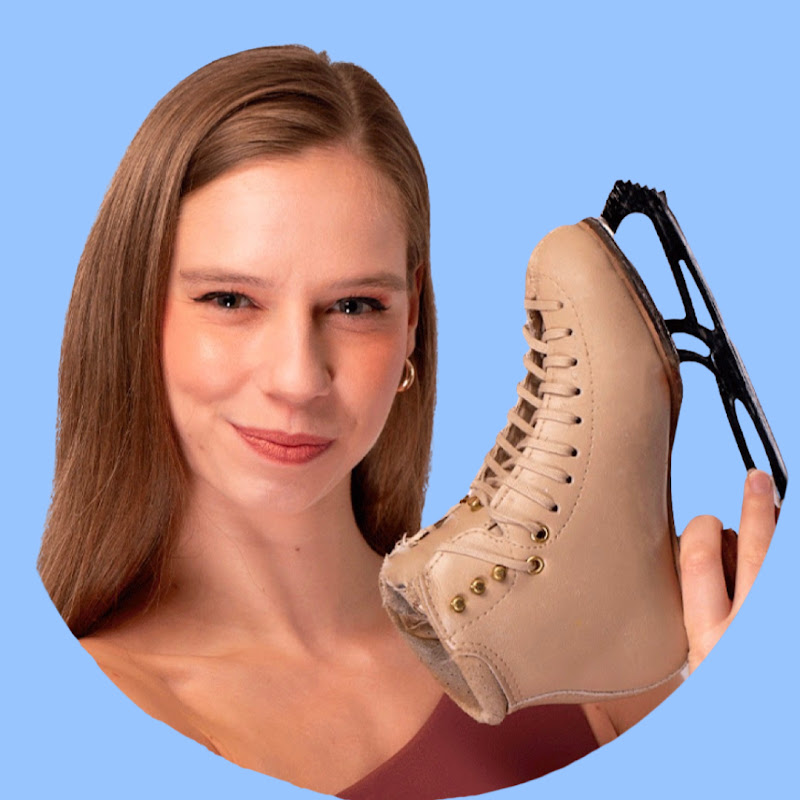Patineuse par dessus bord