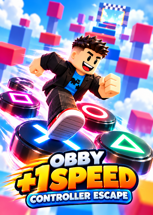 Obby +1 Speed Controller Escape — cover art