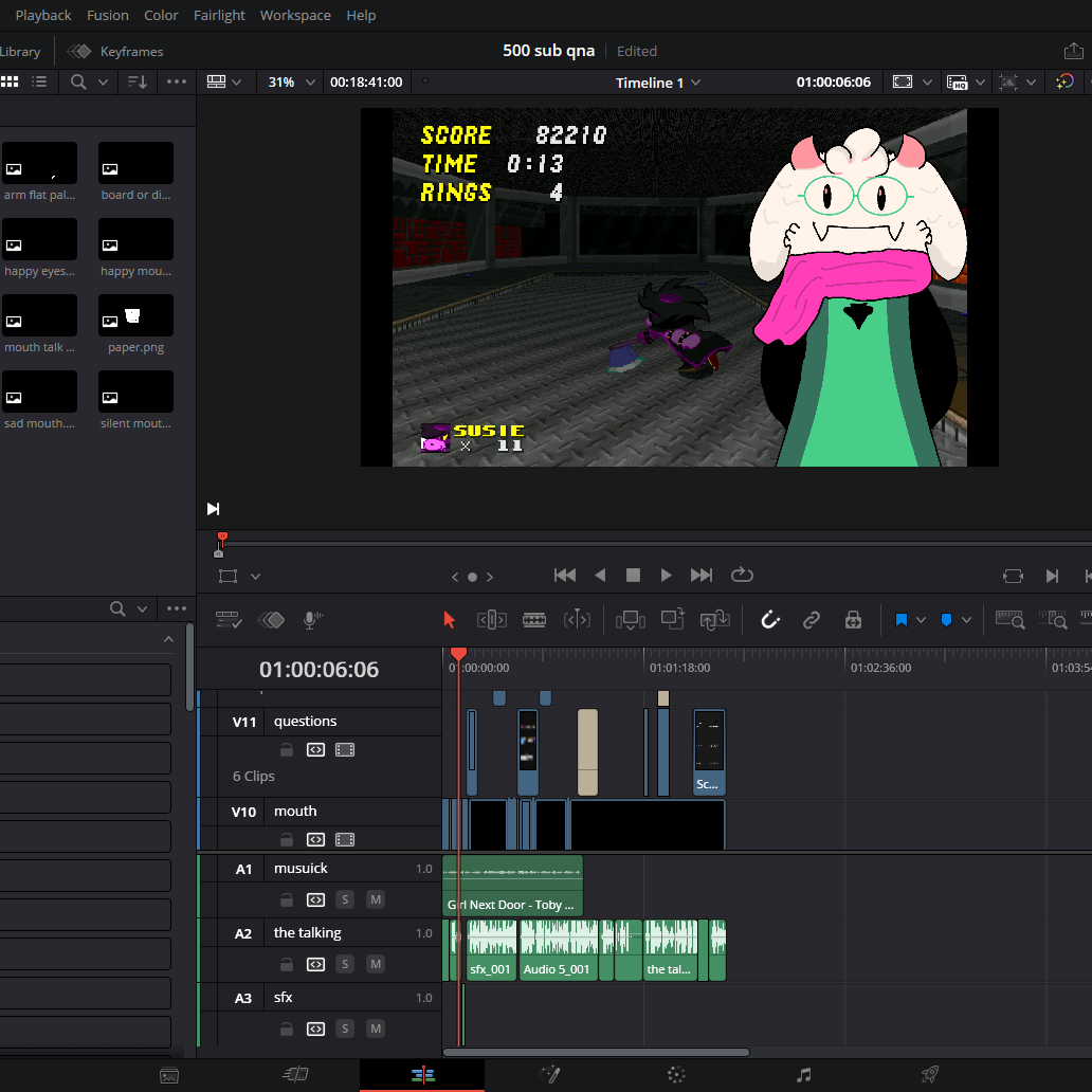 Post from MS paint ralsei