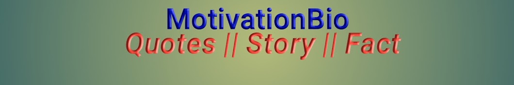 MotivationBio YouTube channel avatar