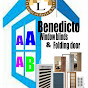 Benedicto window blinds and folding doors logo