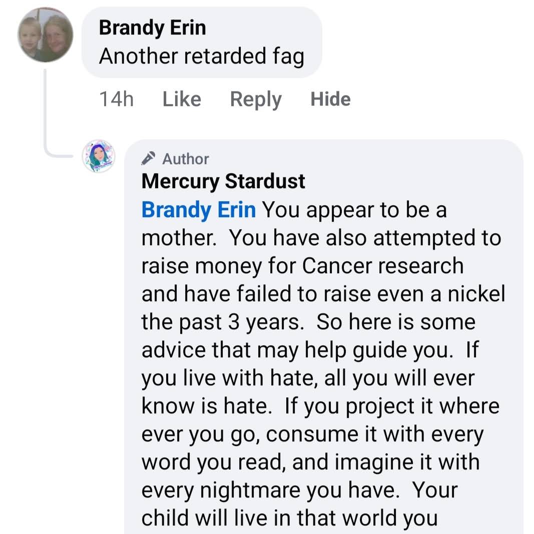 Post from Mercury Stardust