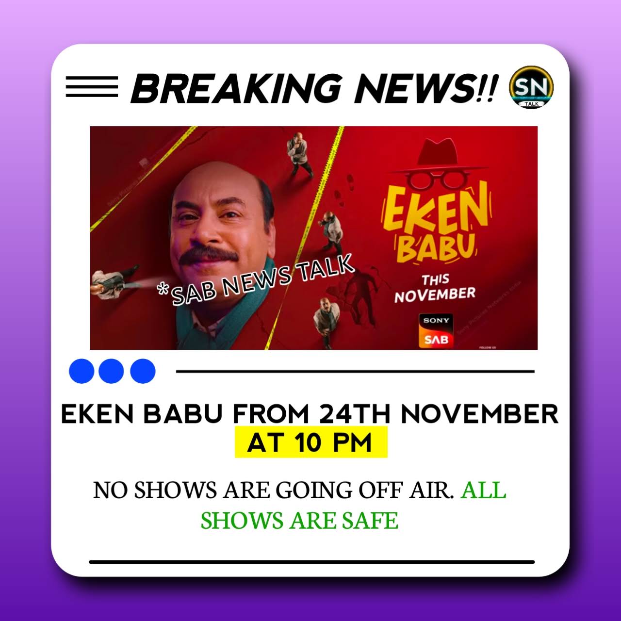 Post from SAB News Talk
