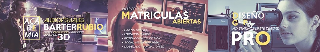 Academia de Audiovisuales Barter Rubio Avatar de canal de YouTube