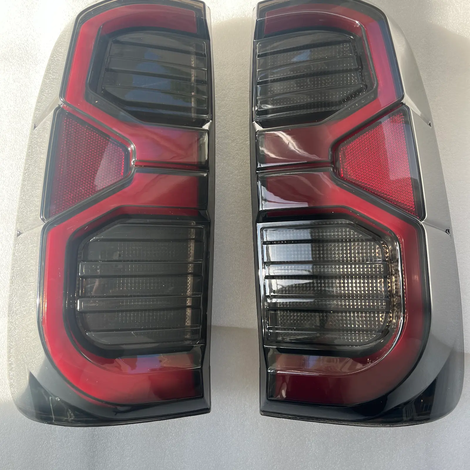 Toyota Hilux 2012-2015 N70 dark red full LED tail lights pair