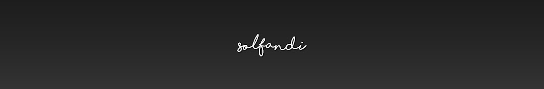 SOLFANDI YouTube channel avatar