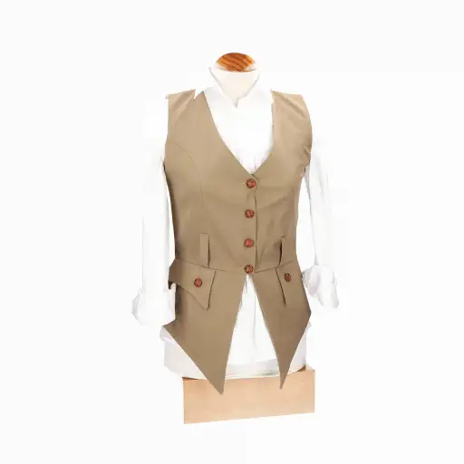 Tan Diana Vest