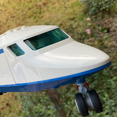 Plane crash legos