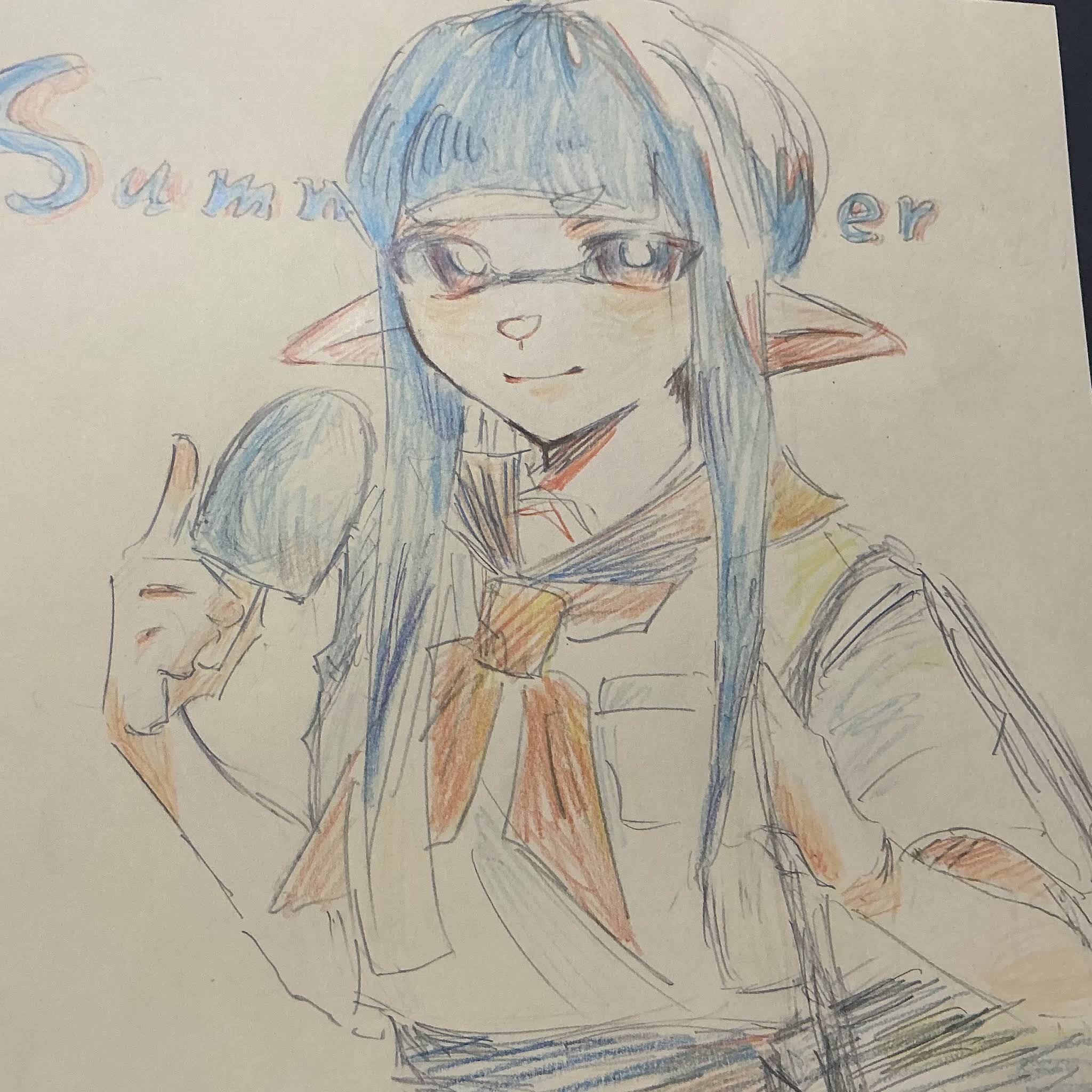 自分が描いた絵1 YouTube