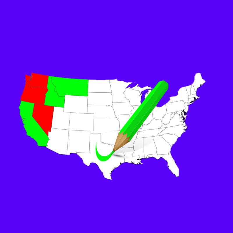 USA In A Map