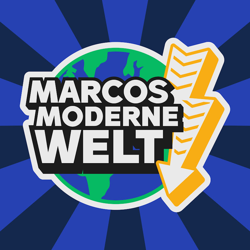 Marcos moderne Welt Logo