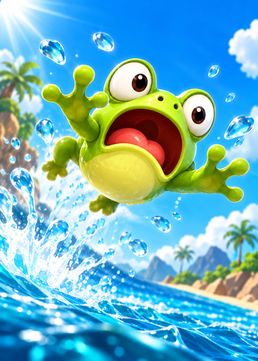 Aquatic Party Puzzle — cover art