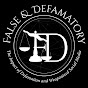 False And Defamatory logo