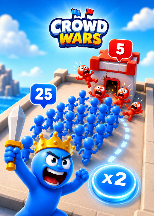 Crowd Wars 3D — cover art