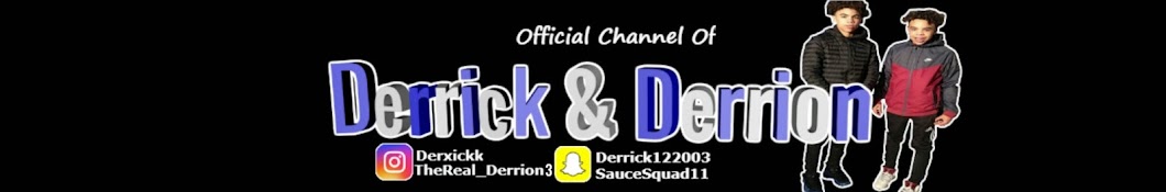 Derrick & Derrion YouTube kanalı avatarı