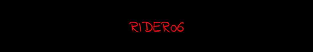 RIDER06 YouTube 频道头像