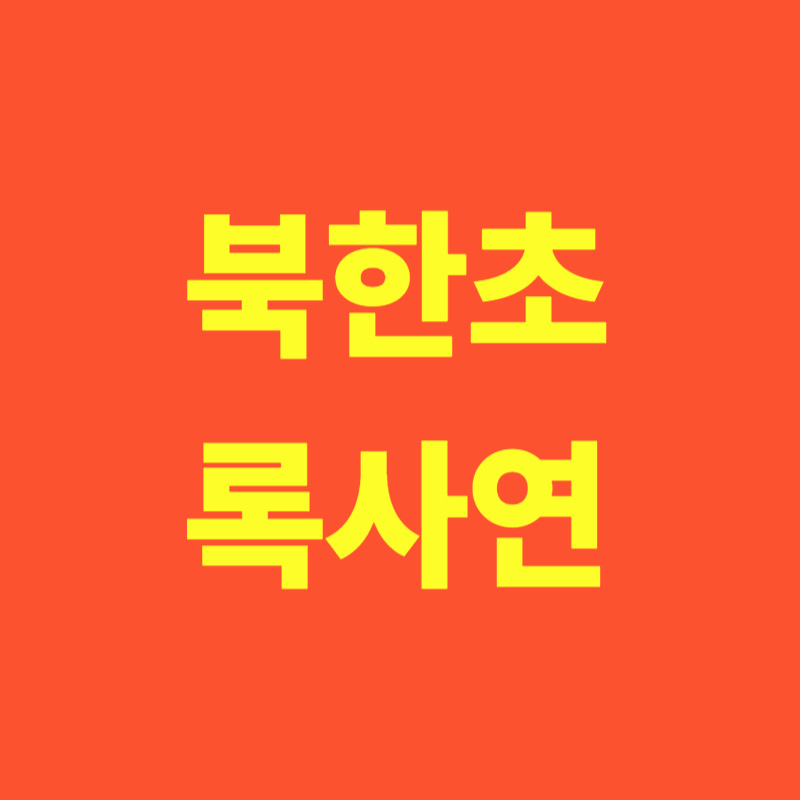 북한초록사연