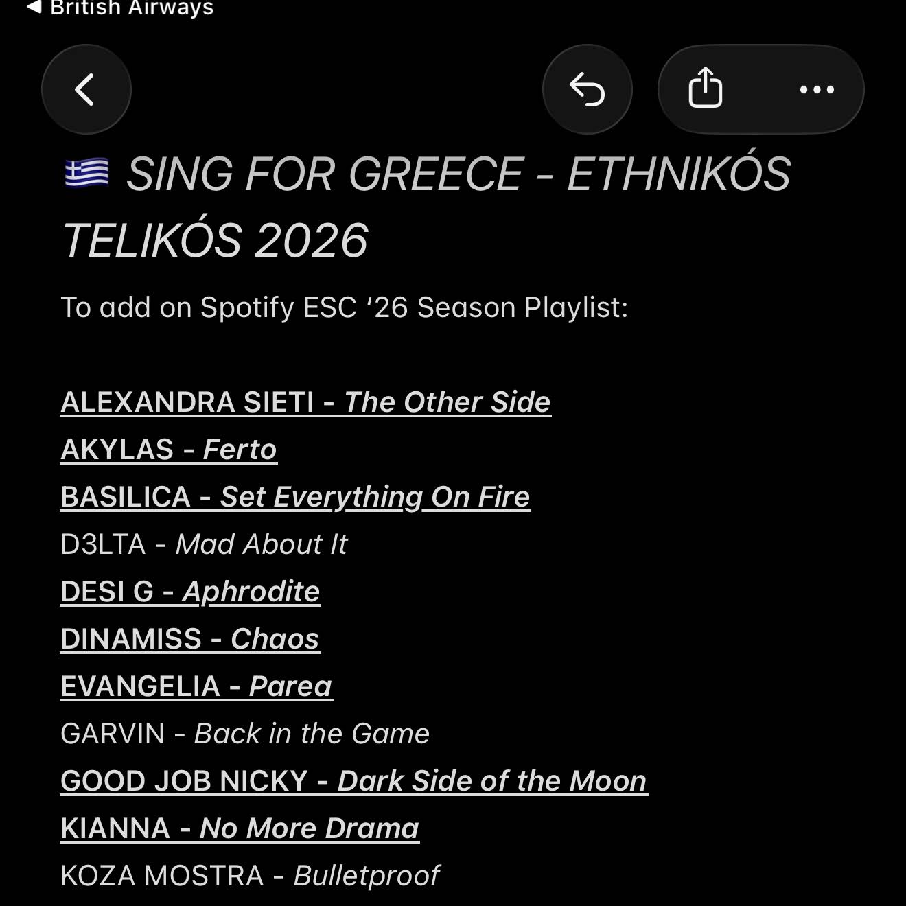 Post from ESC Samuel