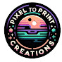 Pixel TO Print Creations logo