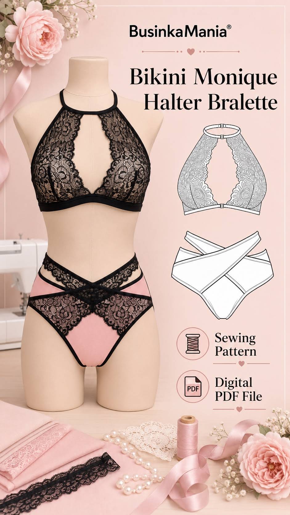 Sewing Lingerie 縫製ガイド　ソーイング　手作りランジェリー YouTube