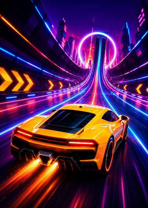 Neon Racer — cover art
