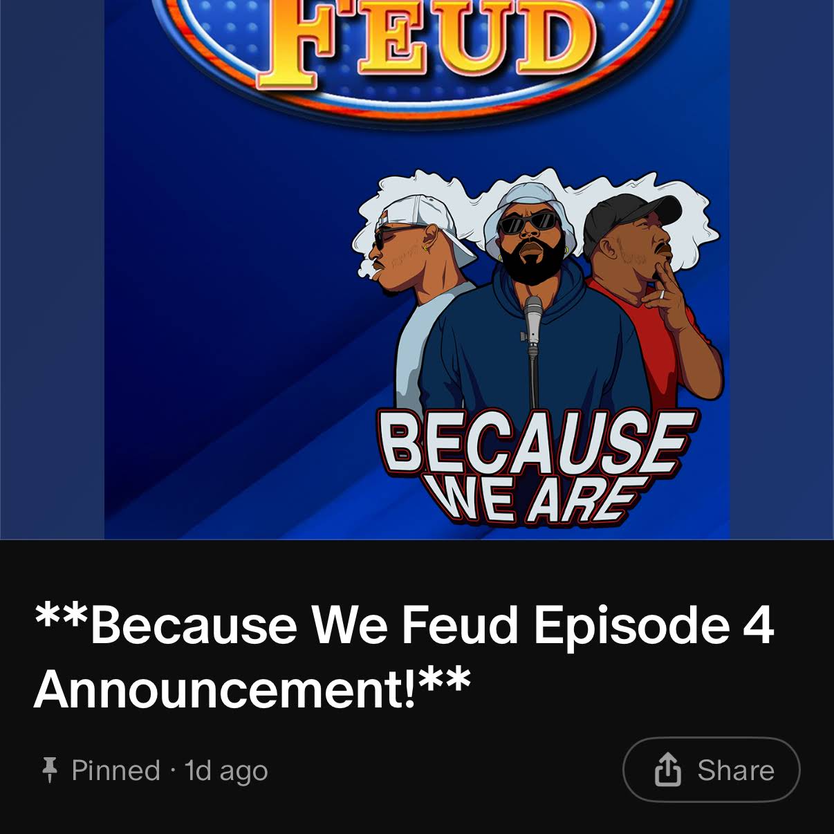 Post from Because We Are Podcast