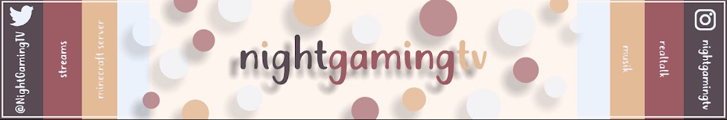 NightGamingTV رمز قناة اليوتيوب