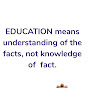 Education means fact logo