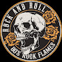80's Rock Flames logo