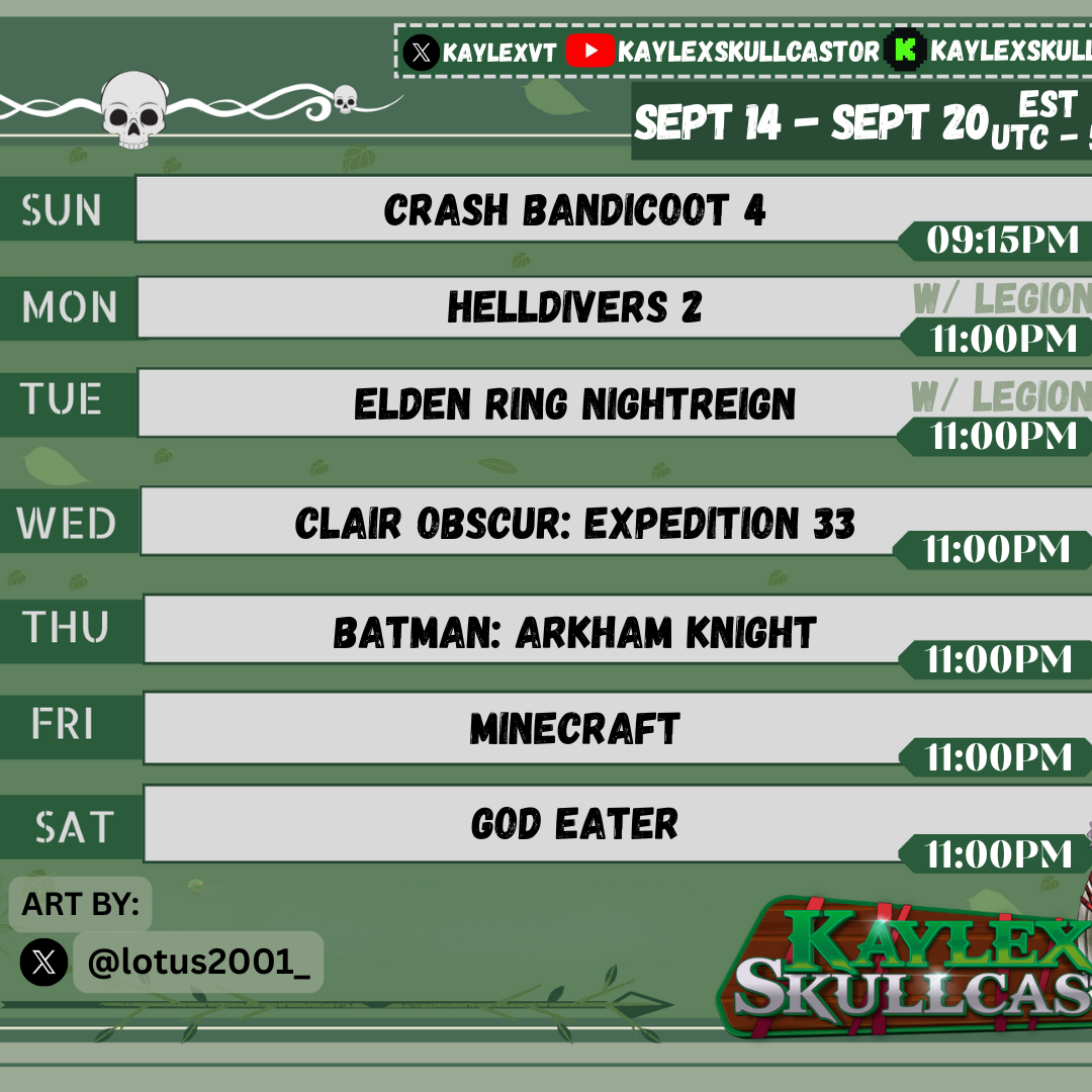 Post from Kaylex Skullcastor Ch. Legion