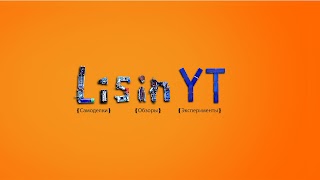 Заставка Ютуб-канала «Lisin YT»