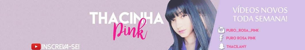 Thacinha pink YouTube channel avatar