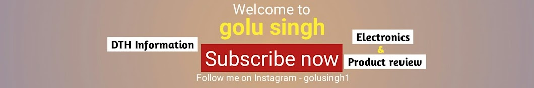 golu singh YouTube kanalı avatarı
