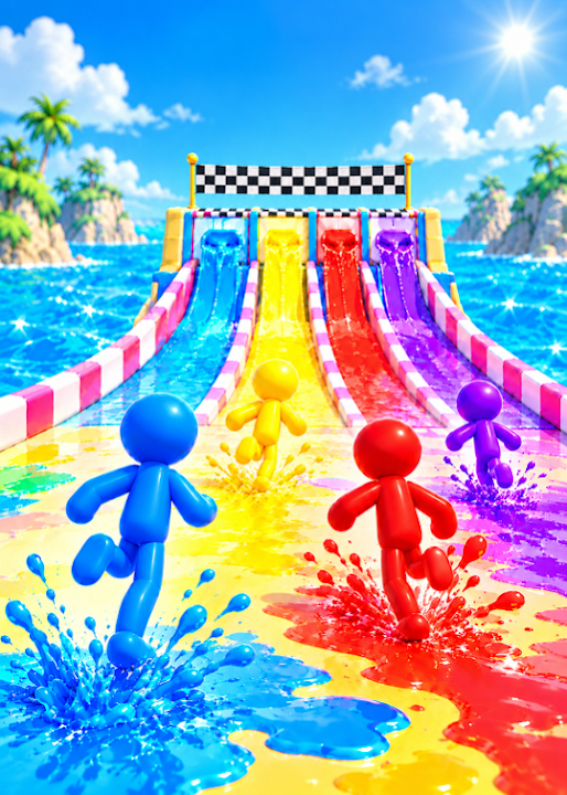 Watercolor Race : Splash & Win — cover art