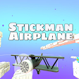 Stickman 3D Airplane icon