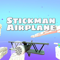 Stickman 3D Airplane icon