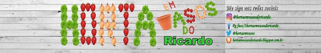 Horta em Vasos do Ricardo YouTube channel avatar