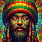 Cosmic dub reggae logo
