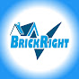 Brickright building & landscaping logo