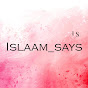 Islaam_says logo