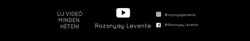 Rozsnyay Levente Avatar canale YouTube 