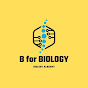 B for BIOLOGY logo
