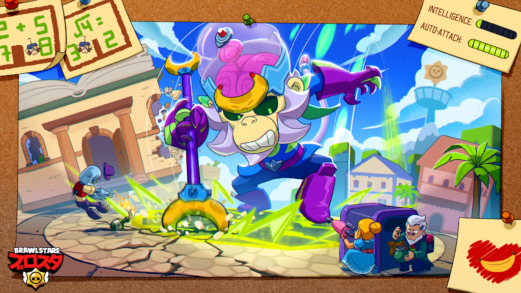 落書き　芸術　ブロスタ　美大生 Brawl Stars comic fan art #BrawlStars #ブロスタ