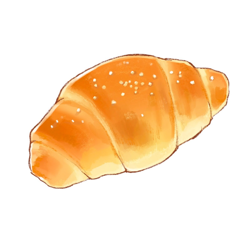 塩パン【切り抜き】