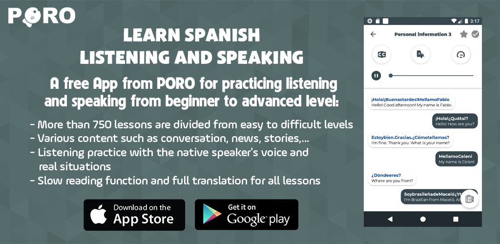 Learn Spanish Apk Download For Android Porolingo