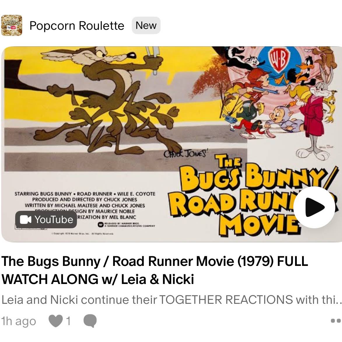 Post from Popcorn Roulette