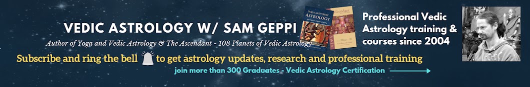 Sam Geppi - Vedic Astrology Teacher YouTube kanalı avatarı